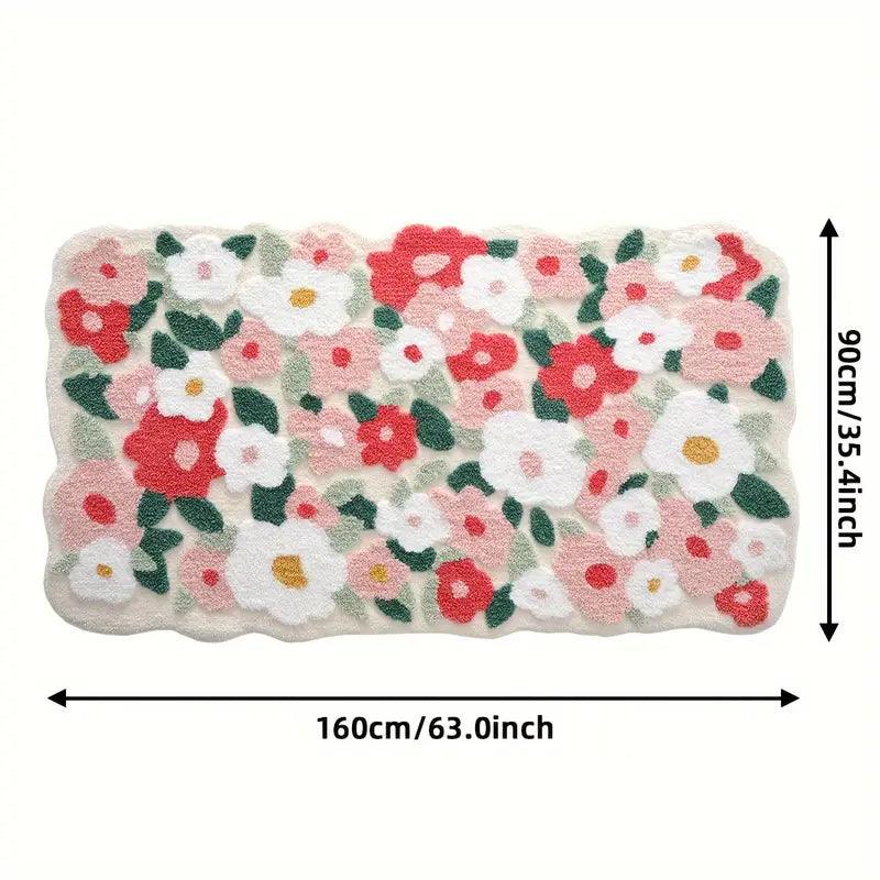 Moderno tappeto floreale di lusso e comfort