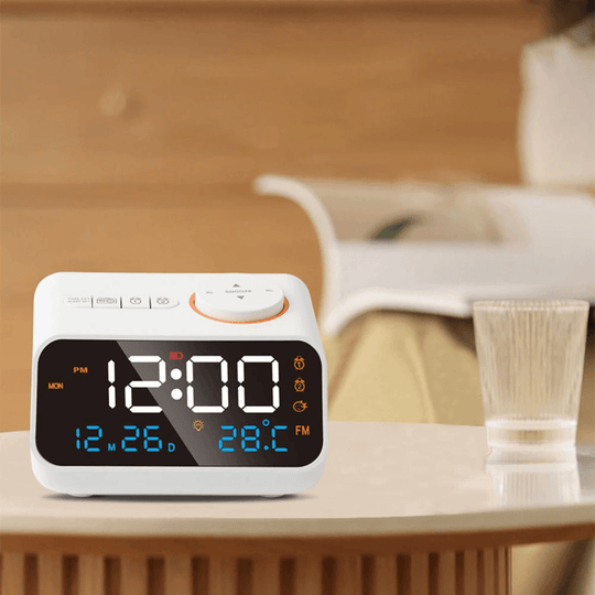 LED Digital Alarm Clock with FM Radio