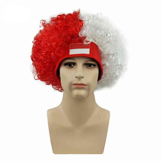 Supporter Pruik Comfortabele Hoofdband - Fan Accessoire voor WK