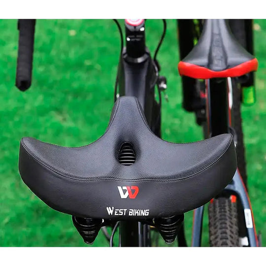 Wide Bicycle Saddle – Shock-Absorbing Ergonomic Design