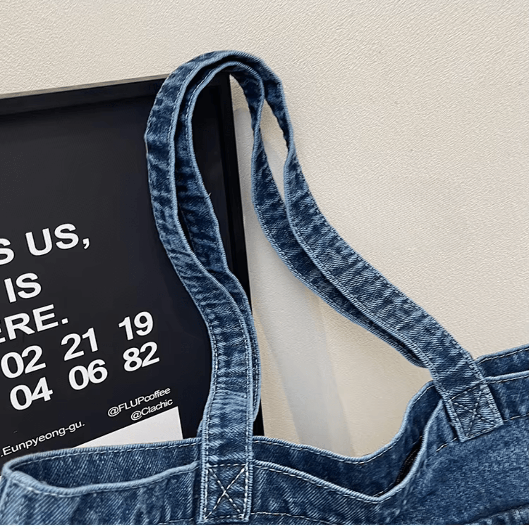 Dames Denim Schoudertas