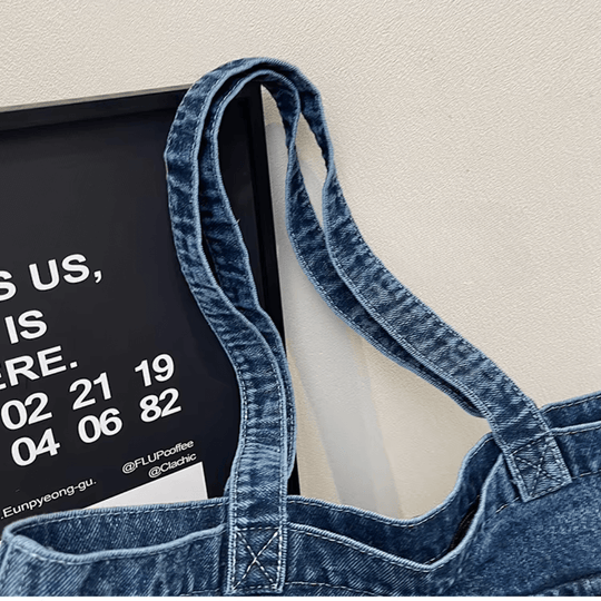 Dames Denim Schoudertas