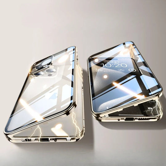 iPhone Magnetic Glass Case | Full-Body Privacy &amp; Scratch Protection