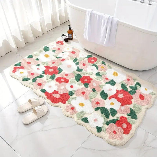 Moderno tappeto floreale di lusso e comfort