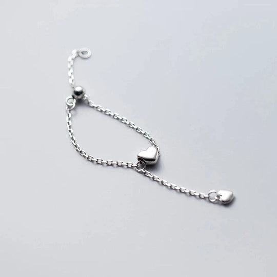 Adjustable Heart Ring with Tassel – Romantic &amp; Playful