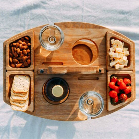 Wood &amp; Hills – Portable Table for Nature and Wine