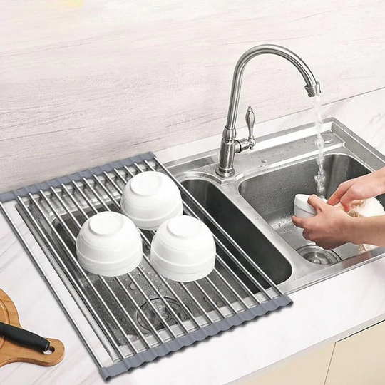 Foldable Dish Drying Rack for the Sink