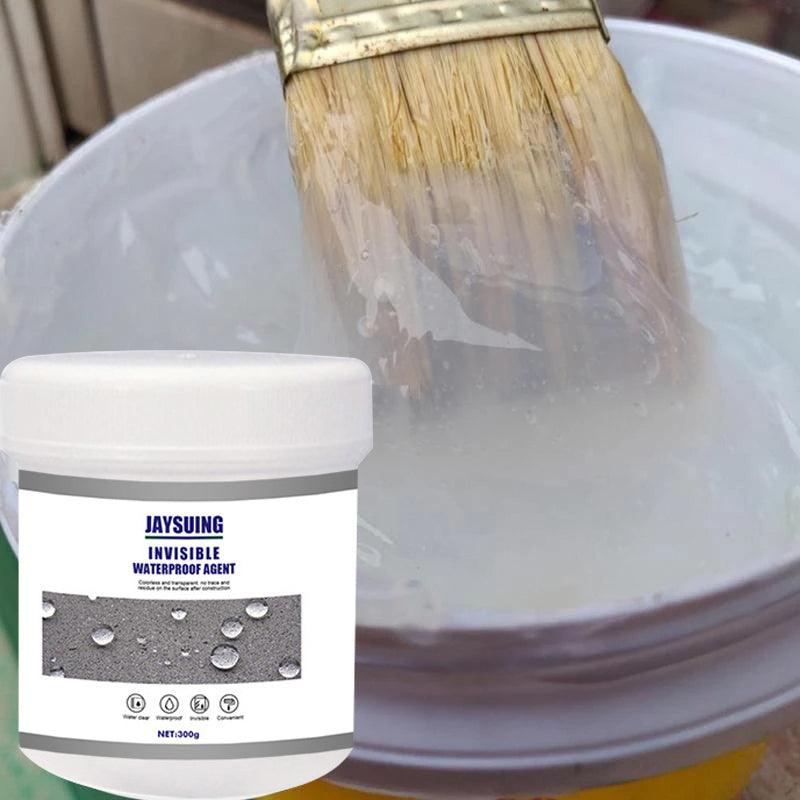 Transparent rubber paste