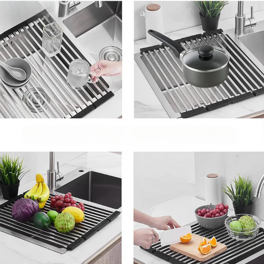 Foldable Dish Drying Rack for the Sink