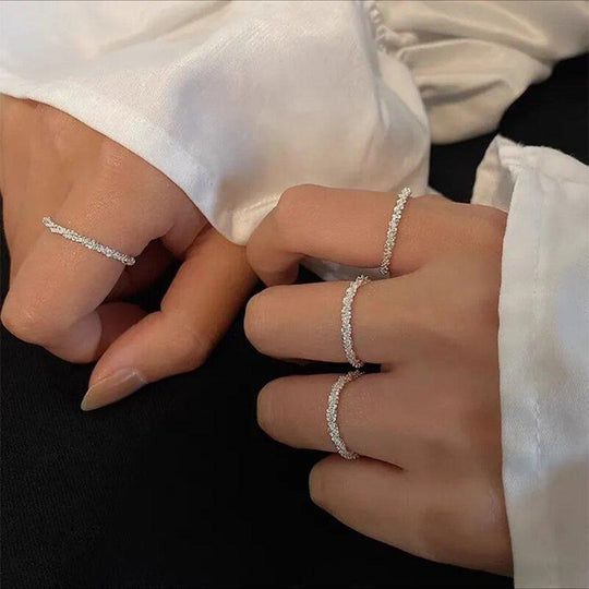 Silver Starlight Ring