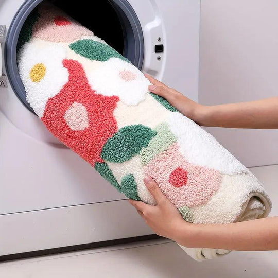 Moderno tappeto floreale di lusso e comfort
