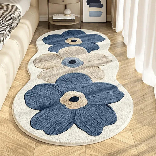 Cute Transparent Flower Rug
