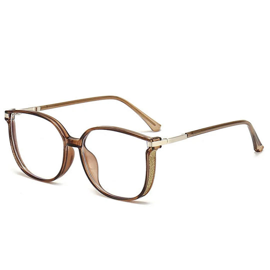 Large-Frame Reading Glasses for Women | Metal-Detail Fashion Eyewear