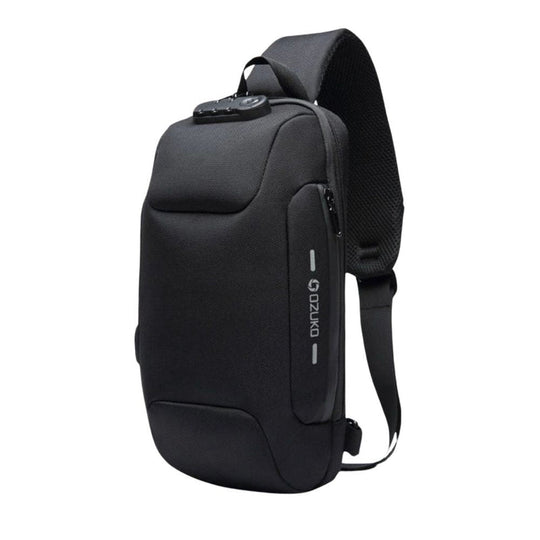 Anti-Theft Crossbody Bag | USB Charging Port Safety Sling Backpack