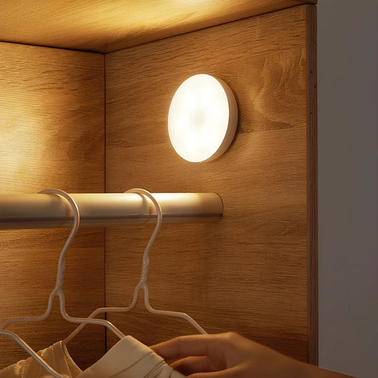 Lampada wireless con sensore di movimento | Illuminazione per armadi e interni a batteria
