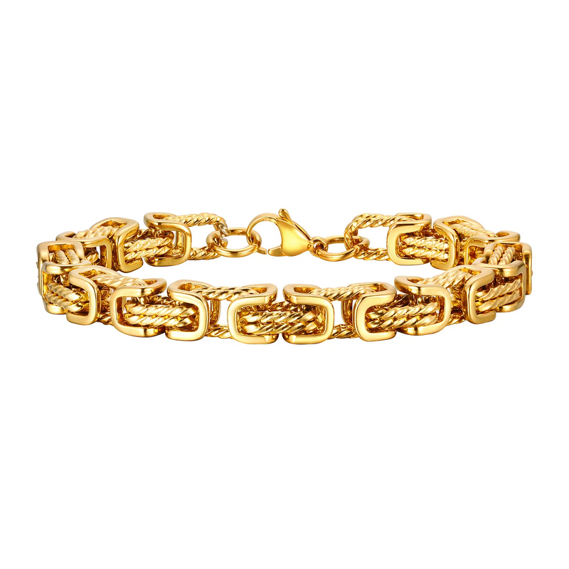 Woven Link Bracelet for Men | Stainless Steel Jewelry