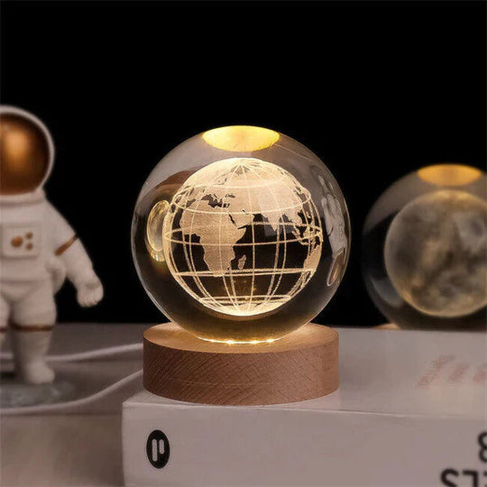 Glowing LED Orb | Rechargeable Lamp for Ambient Lighting