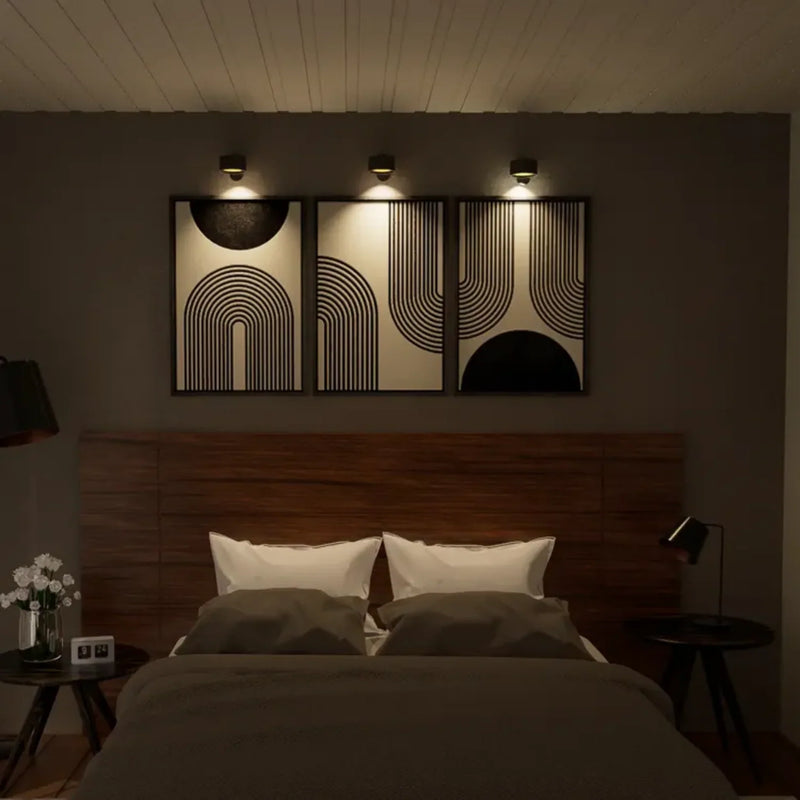 Wireless Wall Lamp | Self-Adhesive Rechargeable Lamp with Adjustable Head