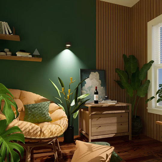 Wireless Wall Lamp | Self-Adhesive Rechargeable Lamp with Adjustable Head