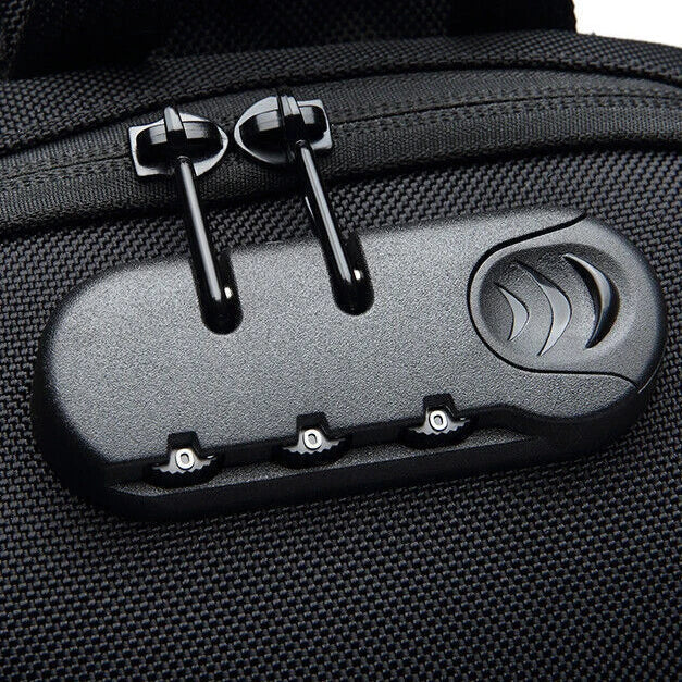 Anti-Theft Crossbody Bag | USB Charging Port Safety Sling Backpack