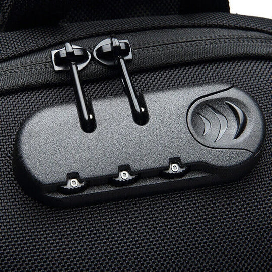 Anti-Theft Crossbody Bag | USB Charging Port Safety Sling Backpack