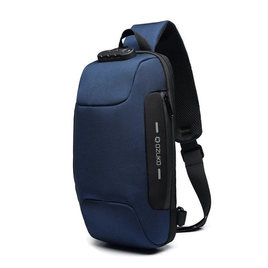 Anti-Theft Crossbody Bag | USB Charging Port Safety Sling Backpack