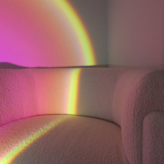 Sunset Projector Lamp | Golden Aesthetic Ambient Light for Room Decoration