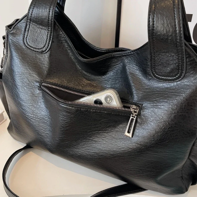 Moderna borsa a tracolla | borsa da lavoro capiente con più scomparti