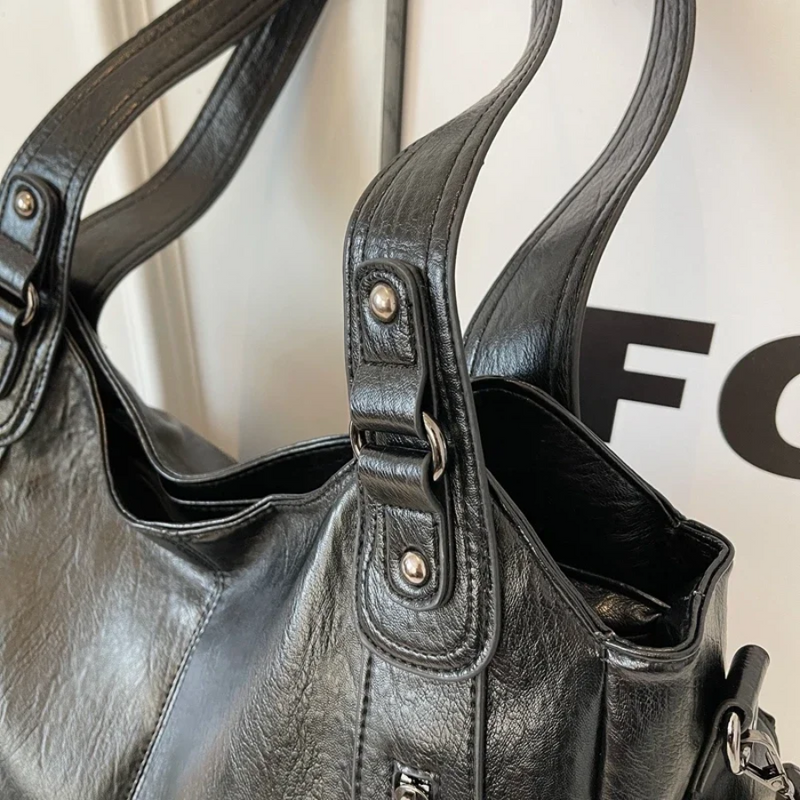 Moderna borsa a tracolla | borsa da lavoro capiente con più scomparti