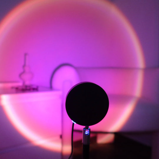 Sunset Projector Lamp | Golden Aesthetic Ambient Light for Room Decoration