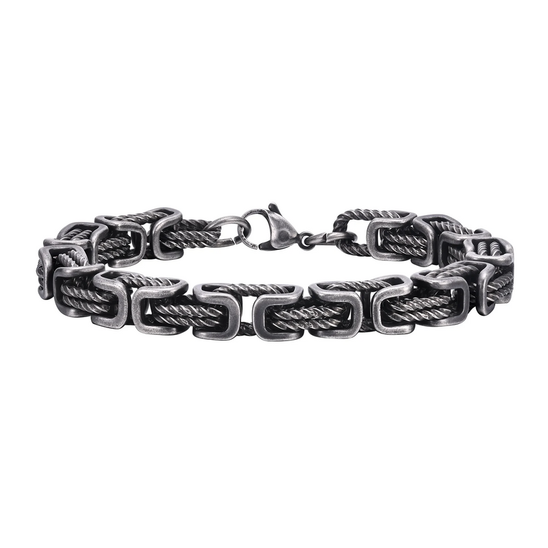 Woven Link Bracelet for Men | Stainless Steel Jewelry