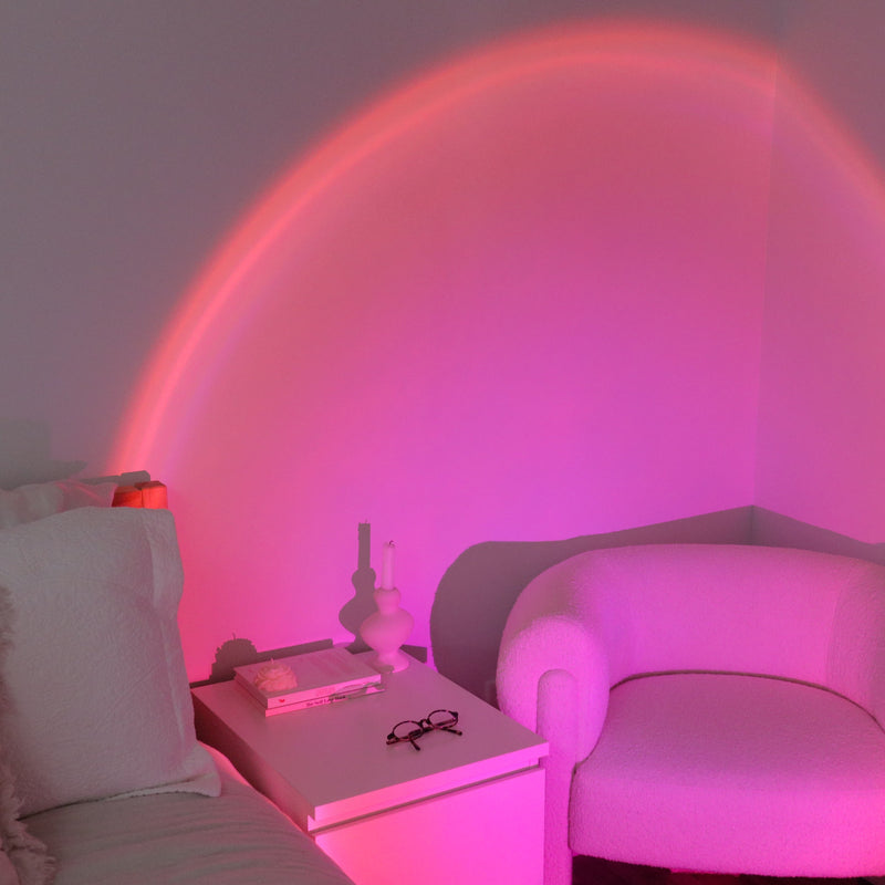 Sunset Projector Lamp | Golden Aesthetic Ambient Light for Room Decoration