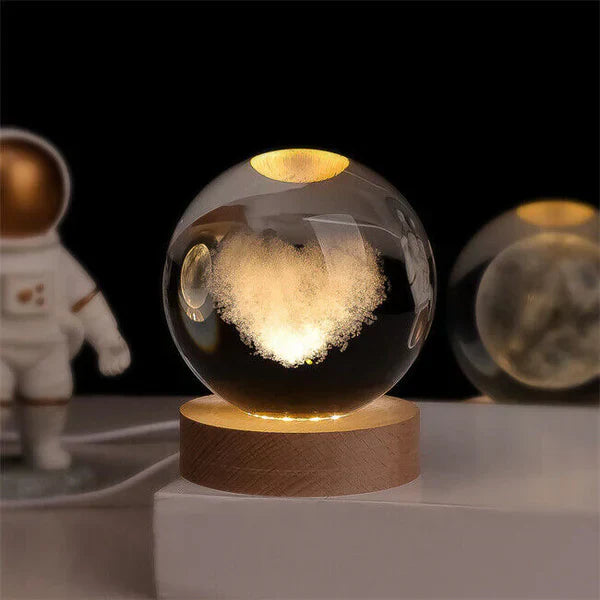 Glowing LED Orb | Rechargeable Lamp for Ambient Lighting