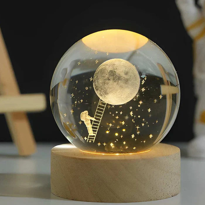 Glowing LED Orb | Rechargeable Lamp for Ambient Lighting