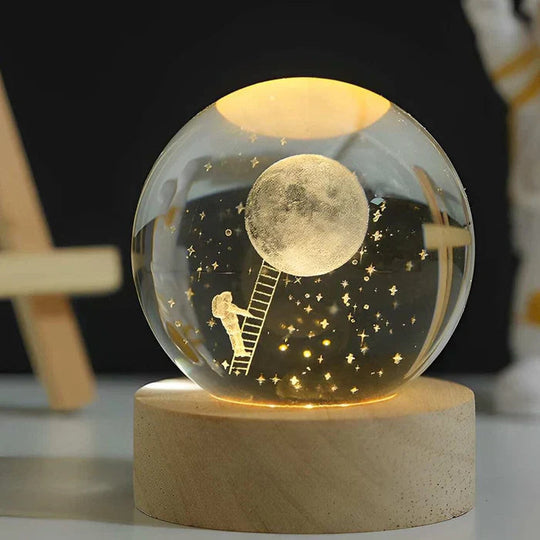 Glowing LED Orb | Rechargeable Lamp for Ambient Lighting