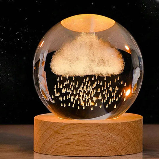 Glowing LED Orb | Rechargeable Lamp for Ambient Lighting