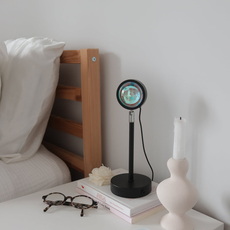 Sunset Projector Lamp | Golden Aesthetic Ambient Light for Room Decoration