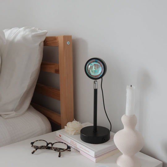 Sunset Projector Lamp | Golden Aesthetic Ambient Light for Room Decoration