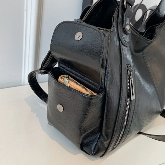 Moderna borsa a tracolla | borsa da lavoro capiente con più scomparti