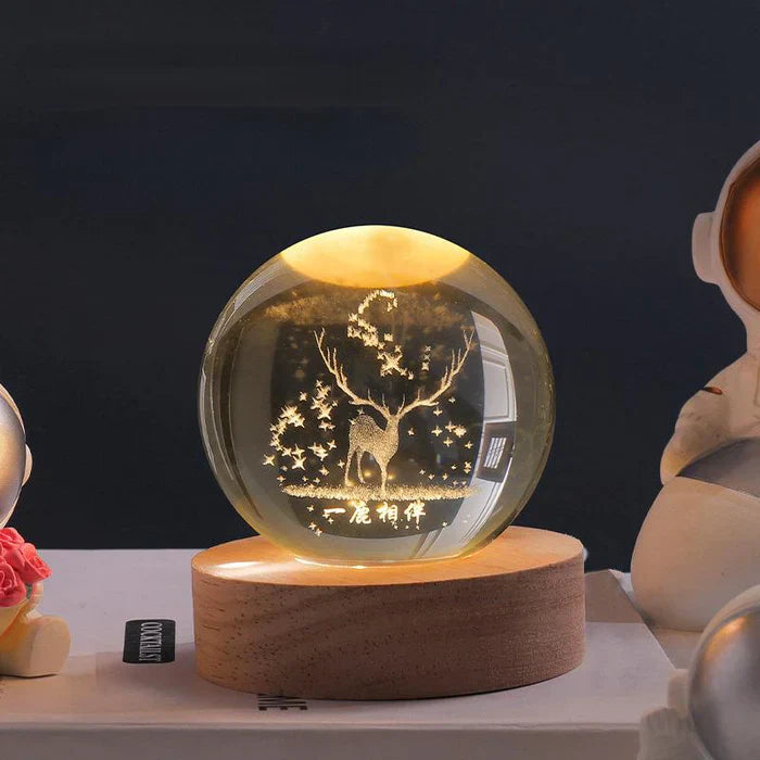 Glowing LED Orb | Rechargeable Lamp for Ambient Lighting