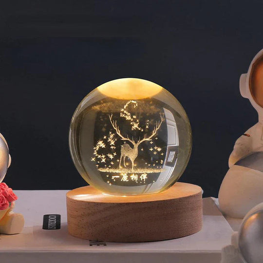 Glowing LED Orb | Rechargeable Lamp for Ambient Lighting
