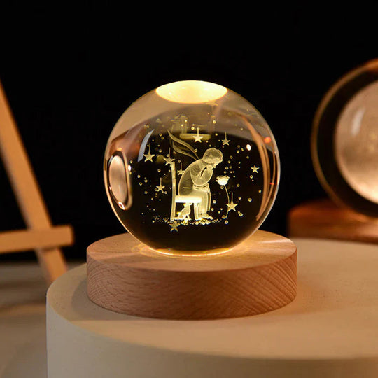 Glowing LED Orb | Rechargeable Lamp for Ambient Lighting