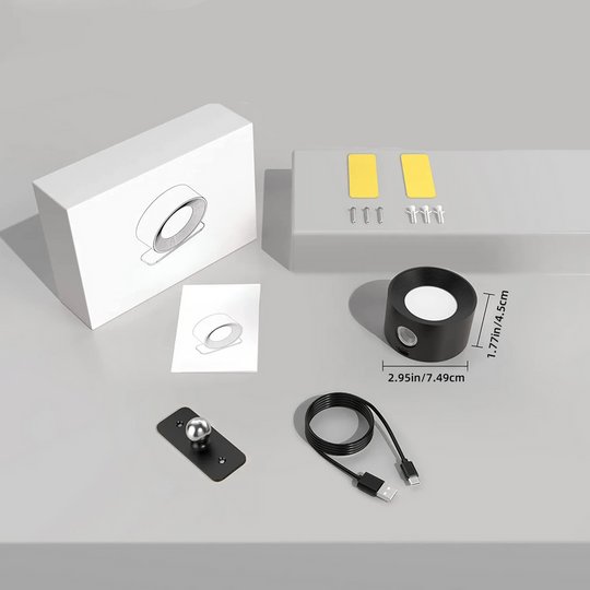 Wireless Wall Lamp | Self-Adhesive Rechargeable Lamp with Adjustable Head