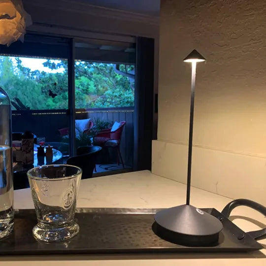 Lampada da tavolo LED wireless | Lampada da scrivania senza fili e portatile