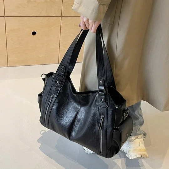 Moderna borsa a tracolla | borsa da lavoro capiente con più scomparti