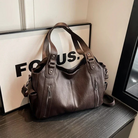 Moderna borsa a tracolla | borsa da lavoro capiente con più scomparti