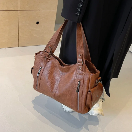 Moderna borsa a tracolla | borsa da lavoro capiente con più scomparti