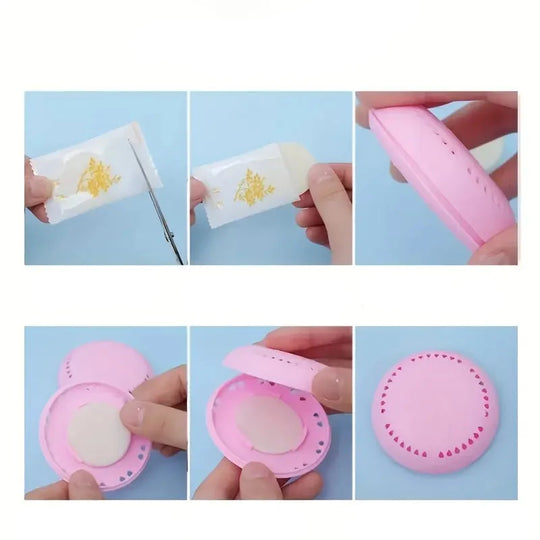12-Pack Air Freshener Tablets | Rose &amp; Sakura Scent for Home, Car &amp; Closet