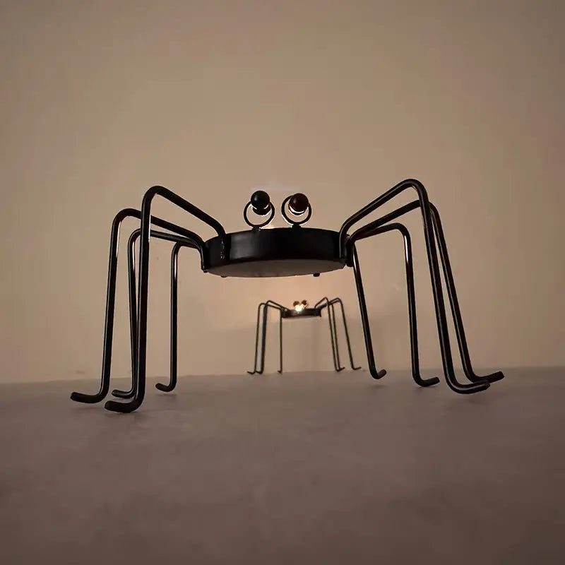 Set of 2 Metal Spinning Candle Holders | Halloween &amp; Holiday Table Decorations