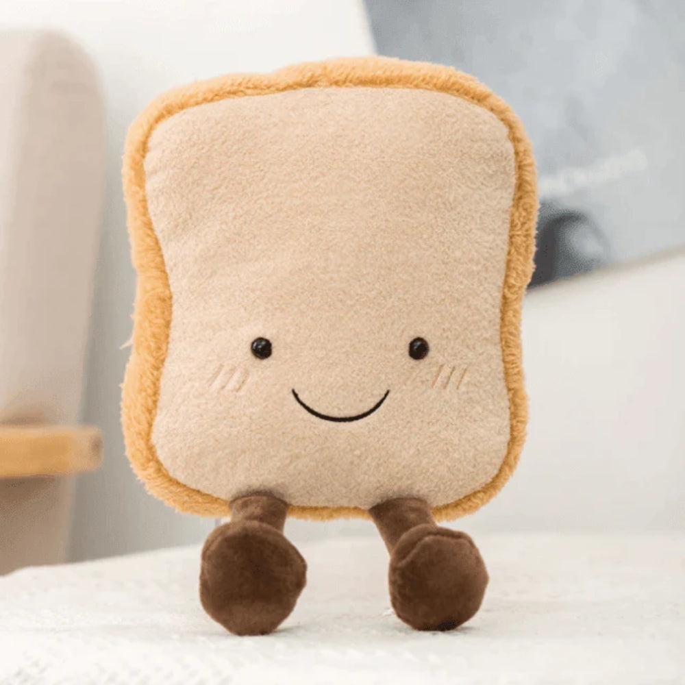 Divertente peluche a forma di pane | Simpatica baguette imbottita